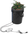 VEVOR DWC Hydroponics Grow System, Hydroponic Growing System with Top Drip Kit, 5-Gallon Deep Water Culture with Air Pump, Air Stone and Water Level Device for Leafy Vegetables(1 Bucket+Top Drip Kit)