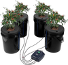 VEVOR DWC Hydroponic System, 5 Gallon 4 Buckets, Deep Water Culture Growing Bucket, Hydroponics Grow Kit with Pump, Air Stone and Water Level Device, for Indoor/Outdoor Leafy Vegetables
