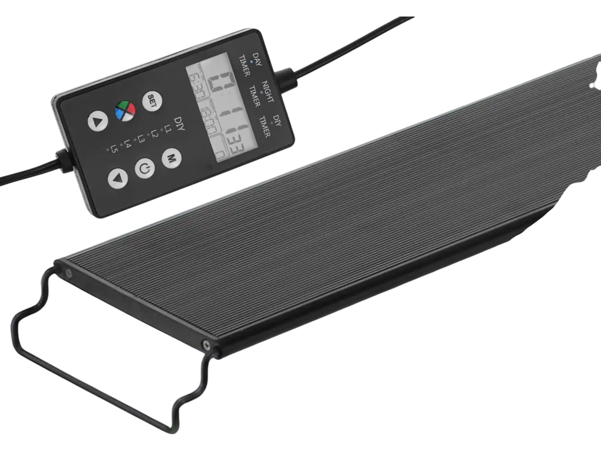 Vevor Aquarium Light LCD Monitor Full Spectrum 18W Fish Tank Light for 18