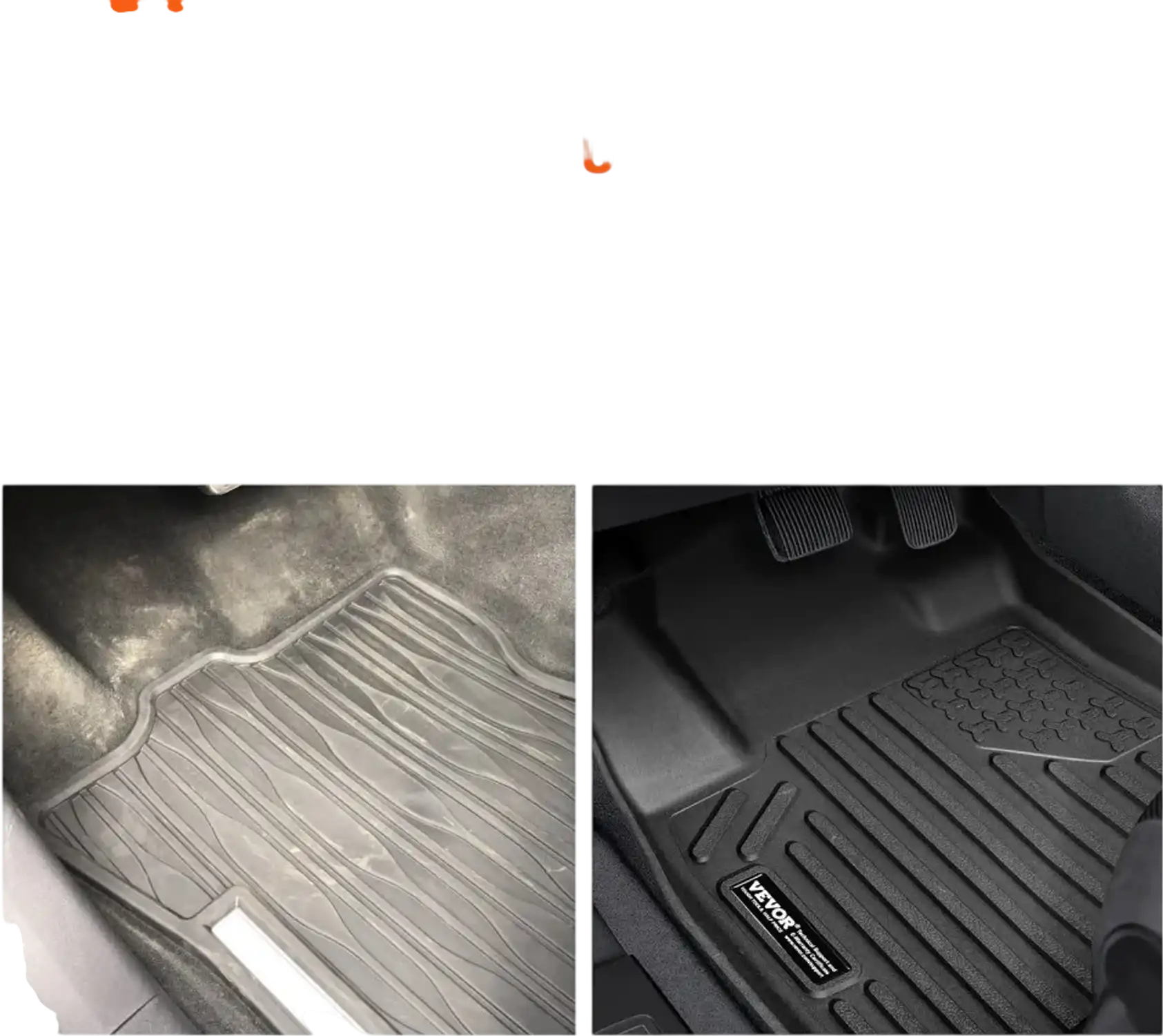 Vevor Floor Mats Honda CR-V Hybrid 2017-2022 All-Weather Custom Fit 3-Pc Set New