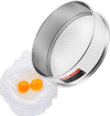 VEVOR Flour Sieve Fine Mesh, 12 Mesh Flour Sifter, 304 Stainless Steel Fine Mesh Sifter Food-grade, Dia. 12.6" Fine Mesh Strainers for Baking, 5 Sizes Mesh hole for Mungbean, Rice, Flour, Pearl Powder