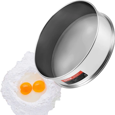 Vevor Flour Sieve 150 Mesh Fine Mesh Stainless Steel Sifter 12.6