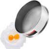 VEVOR Flour Sieve Fine Mesh, 40 Mesh Flour Sifter, 304 Stainless Steel Fine Mesh Sifter Food-grade, Dia. 12.6" Fine Mesh Strainers for Baking, 5 Sizes Mesh hole for Mungbean, Rice, Flour, Pearl Powder