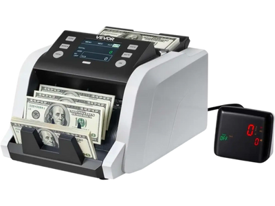 Vevor Money Counter Mixed Denomination Cash Counting Machine New