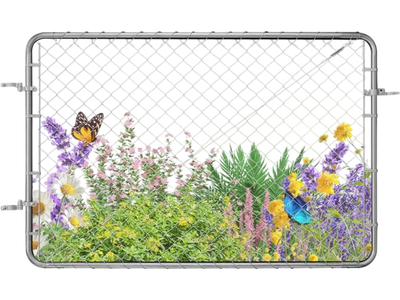 Vevor Chain Link Fence Gate Adjustable 72