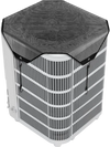 VEVOR Air Conditioner Cover for Outside Units, 36 x 36 inch Central AC Cover for Air Conditioning Unit, Top Universal Mesh Defender Tear-Resistant Easy Install for Outdoor Outside All Seasons, Black