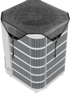 VEVOR Air Conditioner Cover for Outside Units, 28 x 28 inch Central AC Cover for Air Conditioning Unit, Top Universal Mesh Defender Tear-Resistant Easy Install for Outdoor Outside All Seasons, Black