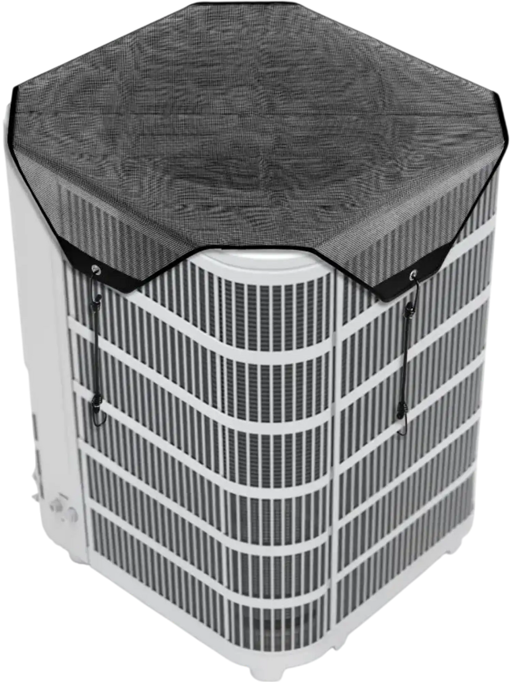 VEVOR Air Conditioner Cover for Outside Units, 28 x 28 inch Central AC Cover for Air Conditioning Unit, Top Universal Mesh Defender Tear-Resistant Easy Install for Outdoor Outside All Seasons, Black