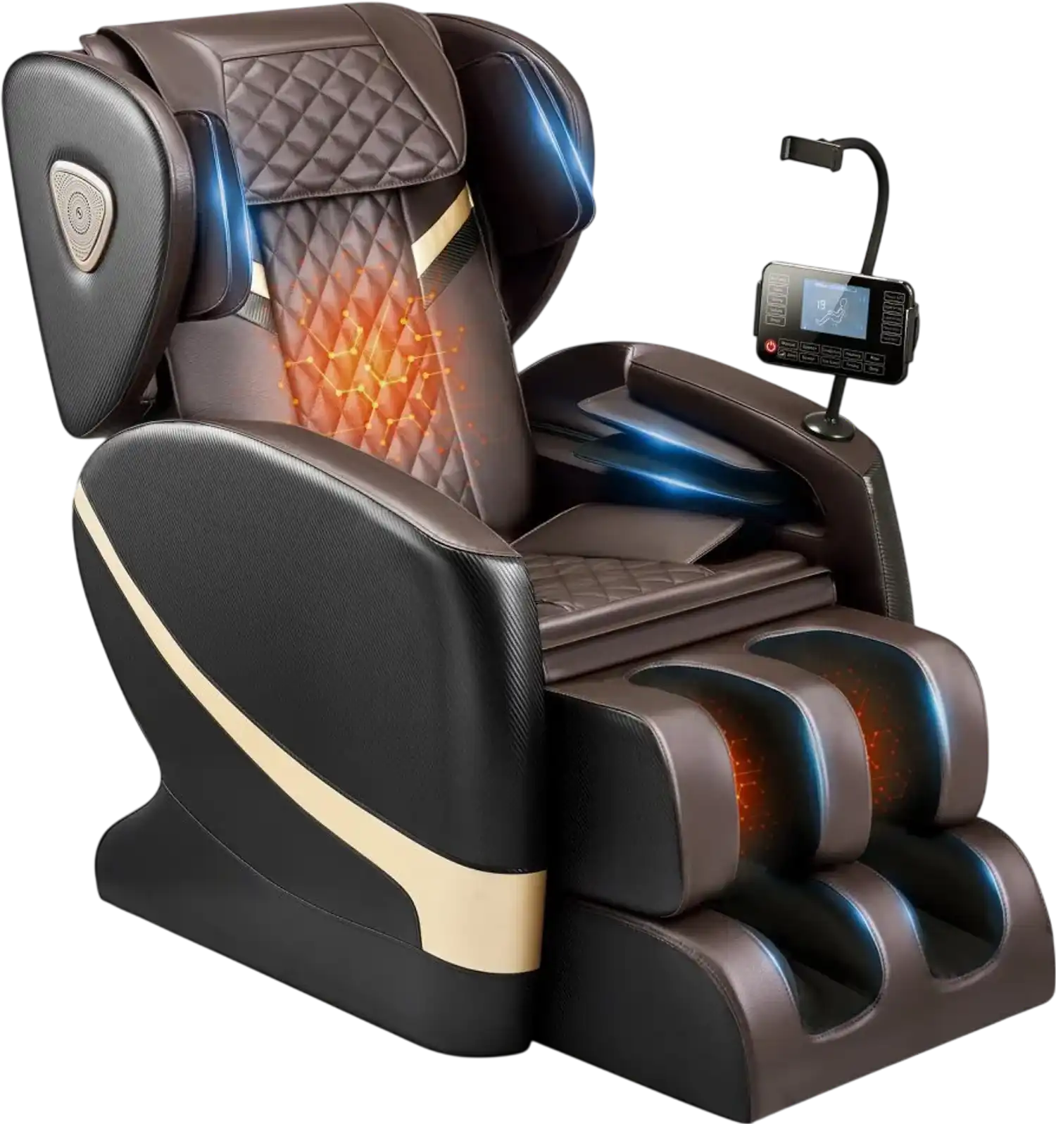 Vevor Massage Chair Zero Gravity Full Body Recliner with 10-Point Rollers, Heating, Bluetooth Speaker New