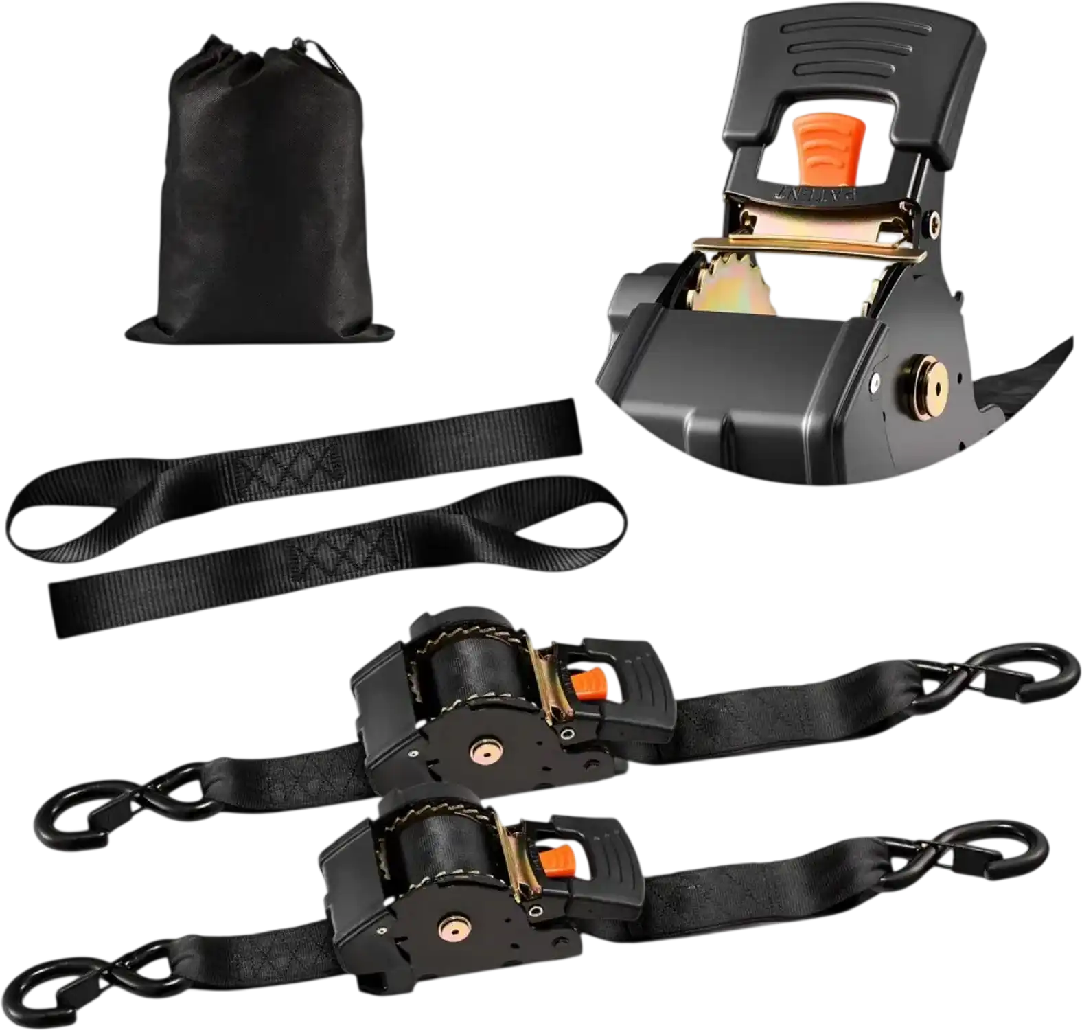 Vevor Ratchet Straps Retractable Tie-Down Straps 2