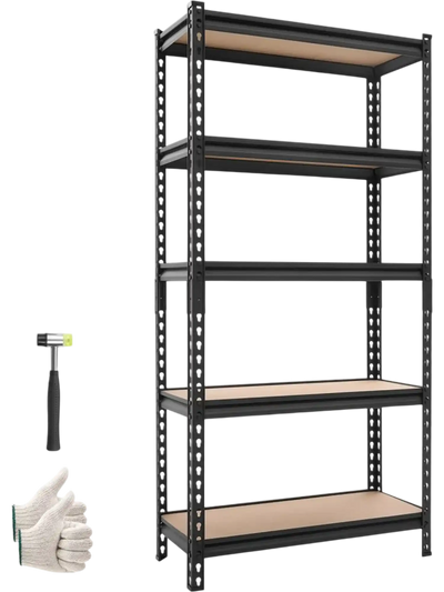 Vevor Storage Shelves 5-Tier Adjustable Heavy Duty Garage Shelving Unit 29.88