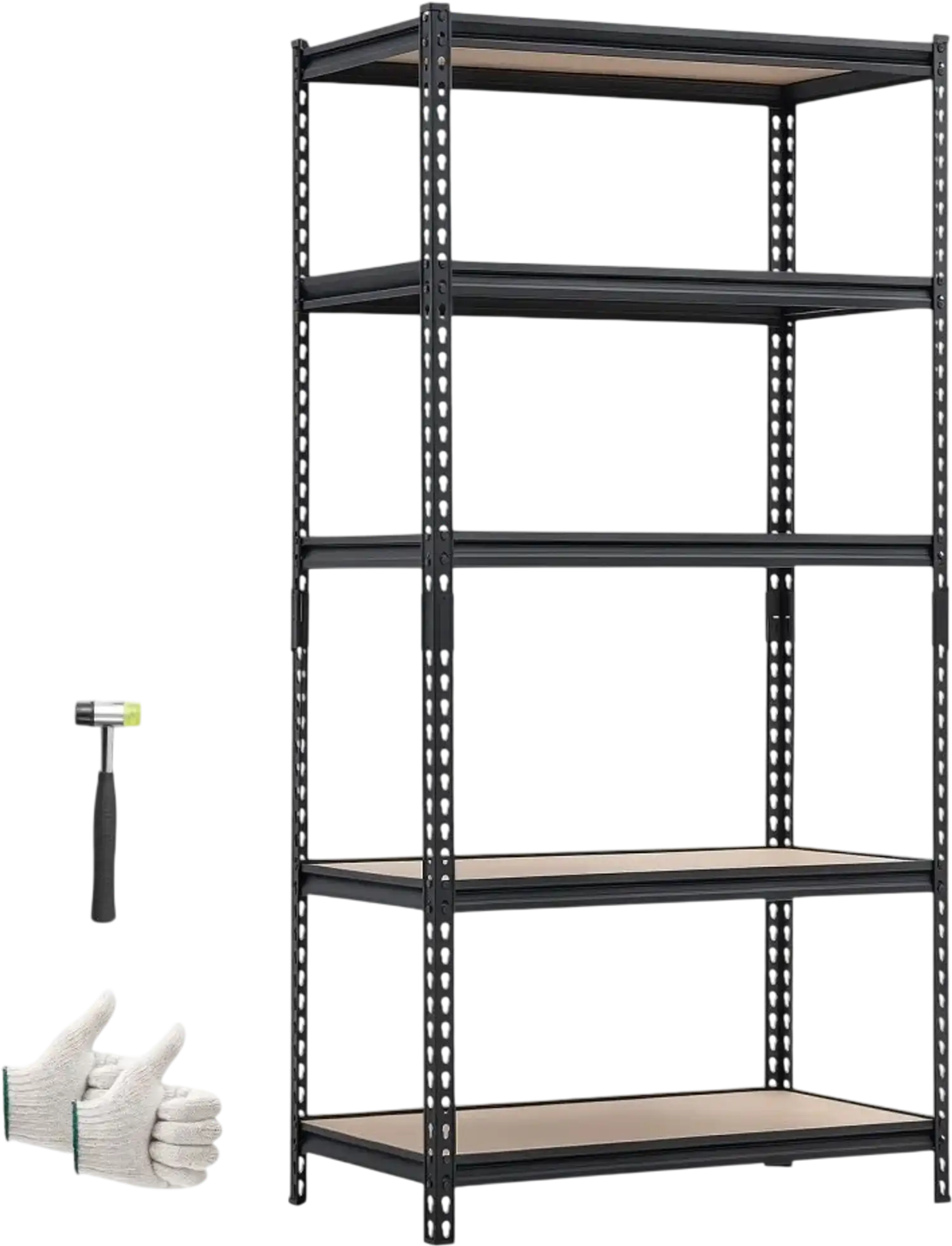 Vevor Storage Shelves 5-Tier Adjustable Heavy Duty Garage Shelving Unit New