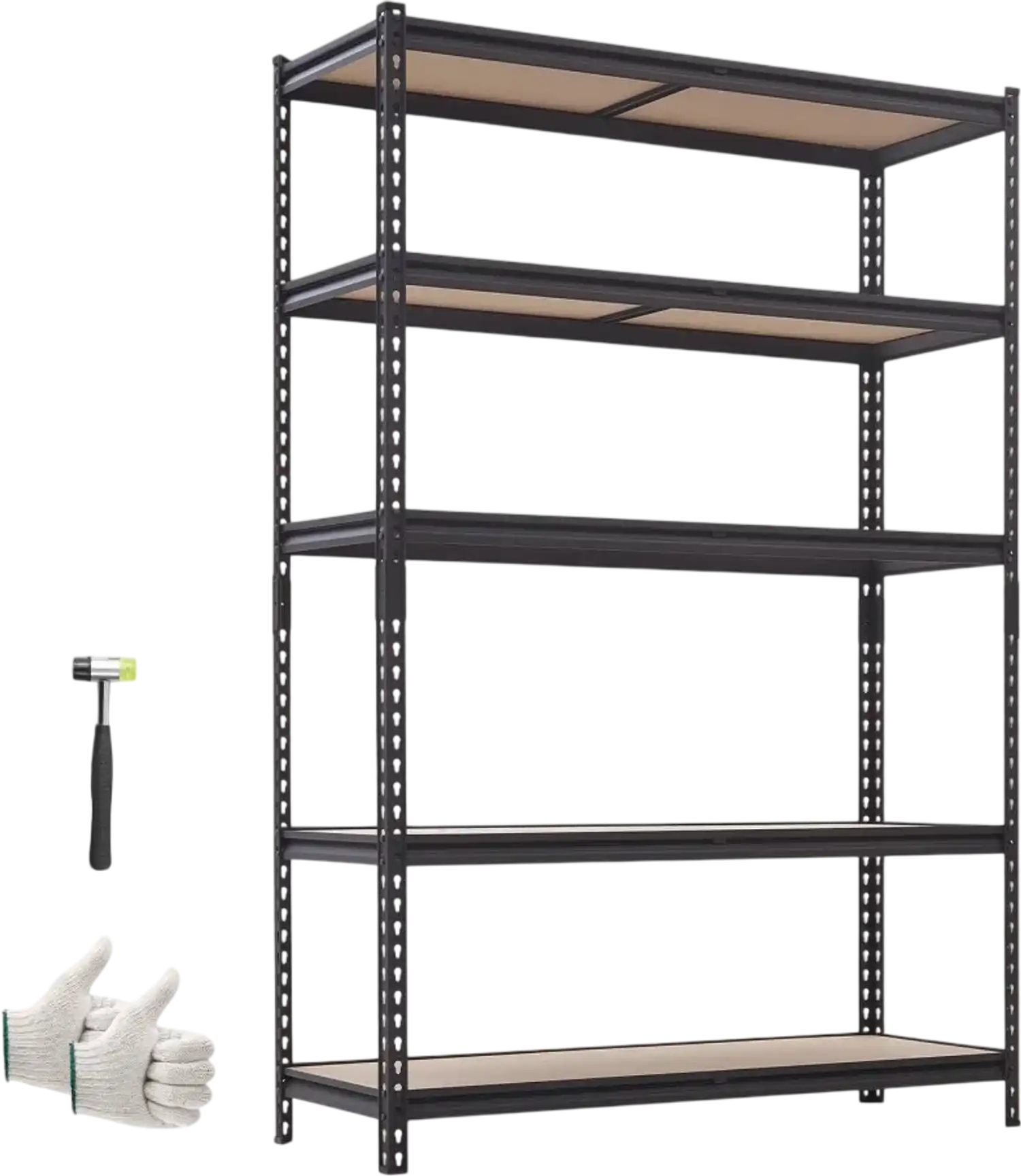 Vevor Storage Shelves 5-Tier Adjustable Heavy Duty Garage Shelving Unit New