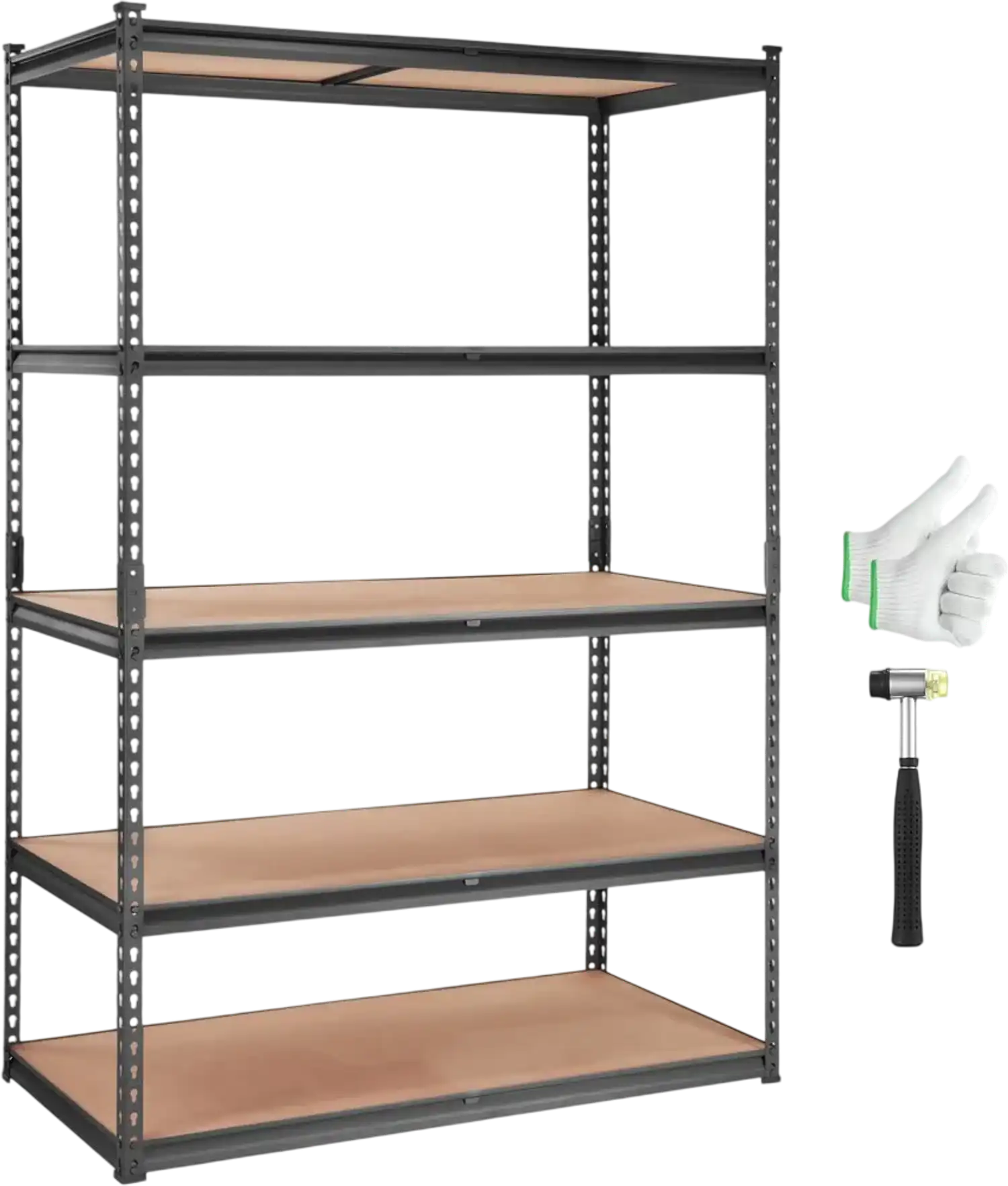 Vevor Shelving Unit 5-Tier Adjustable Heavy Duty Garage Storage Rack 48
