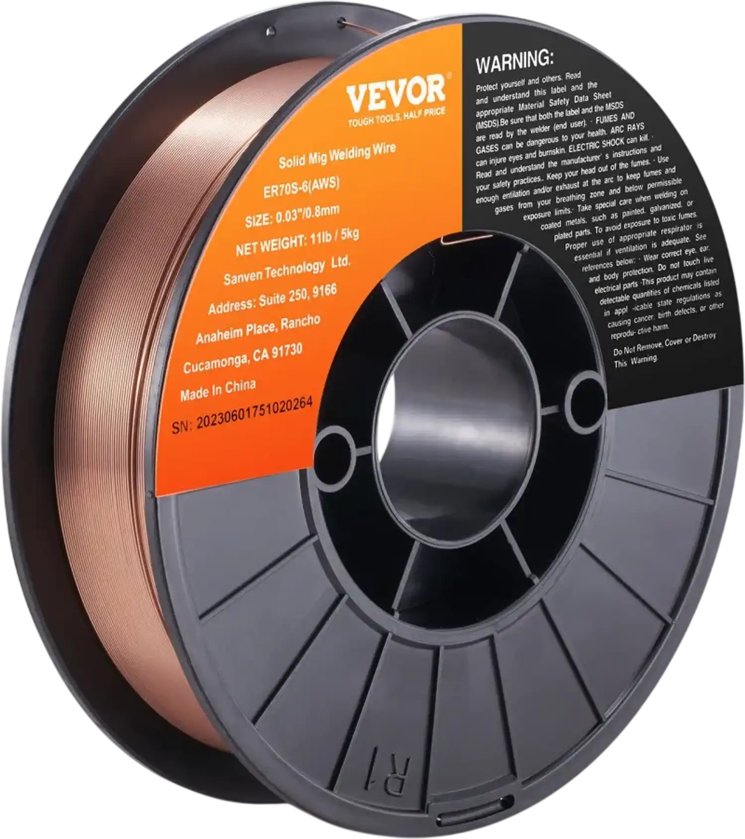 Vevor MIG Welding Wire ER70S-6 0.03