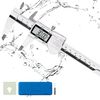 VEVOR Digital Caliper, 0-6" Calipers Measuring Tool, Electronic Micrometer Caliper w/ ABS Oringinal Zero Function, Large LCD Screen & 4 Measurement Modes, Inch & mm Conversion, Extra 2 Batteries