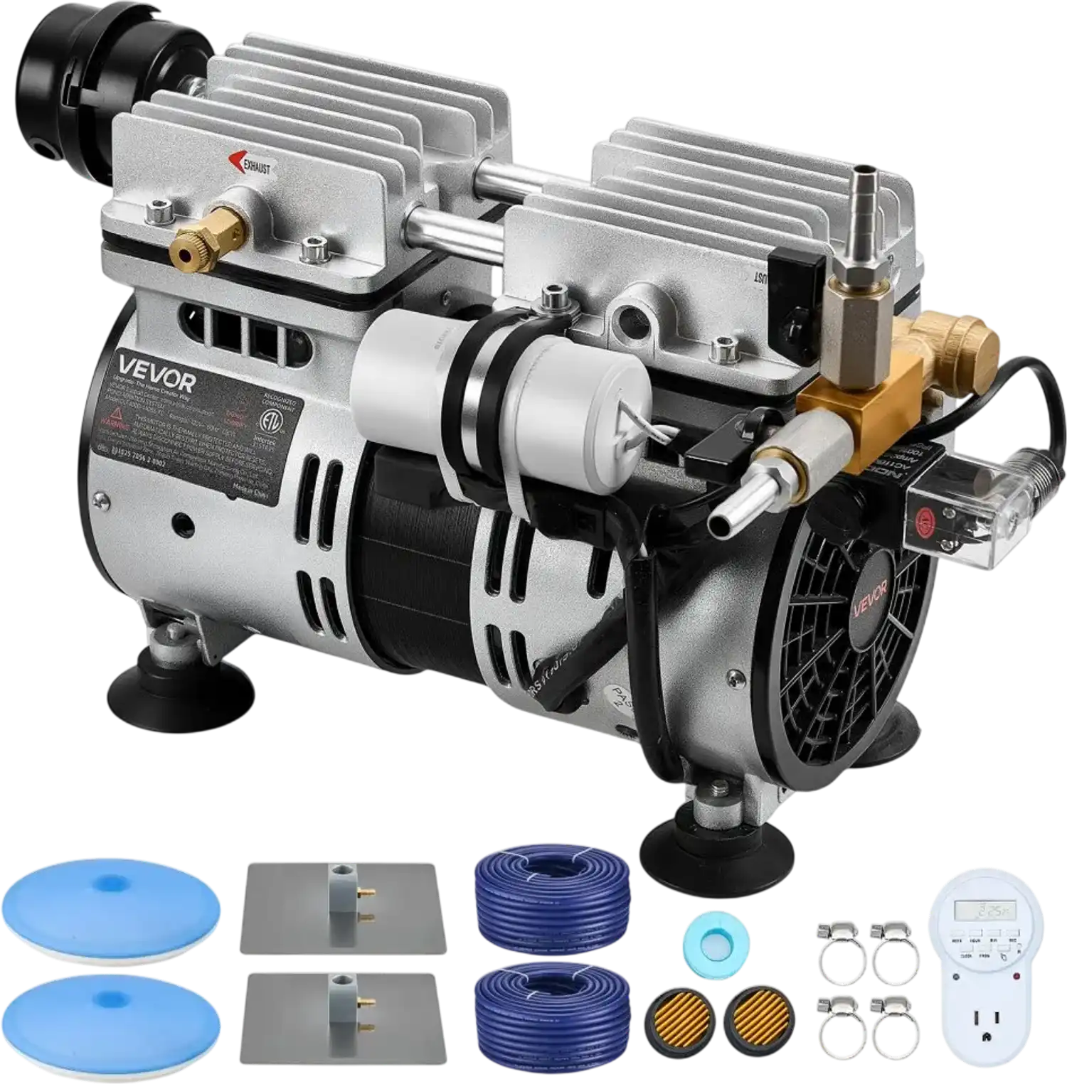 Vevor Pond Aeration System 5.2 CFM 3/4 HP for Lakes up to 3 Acres New