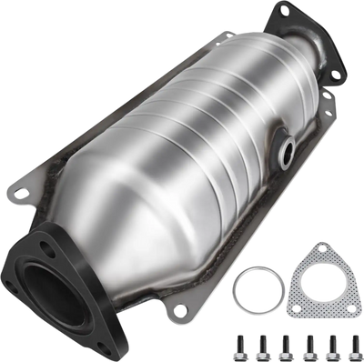 VEVOR Catalytic Converter Compatible with 1998-2002 Honda Accord 2.3L, Direct-Fit High Flow Series Cat Converter, Stainless Steel Exhaust Converter Pipe with Flange Design & Gasket (OBD III Compliant)
