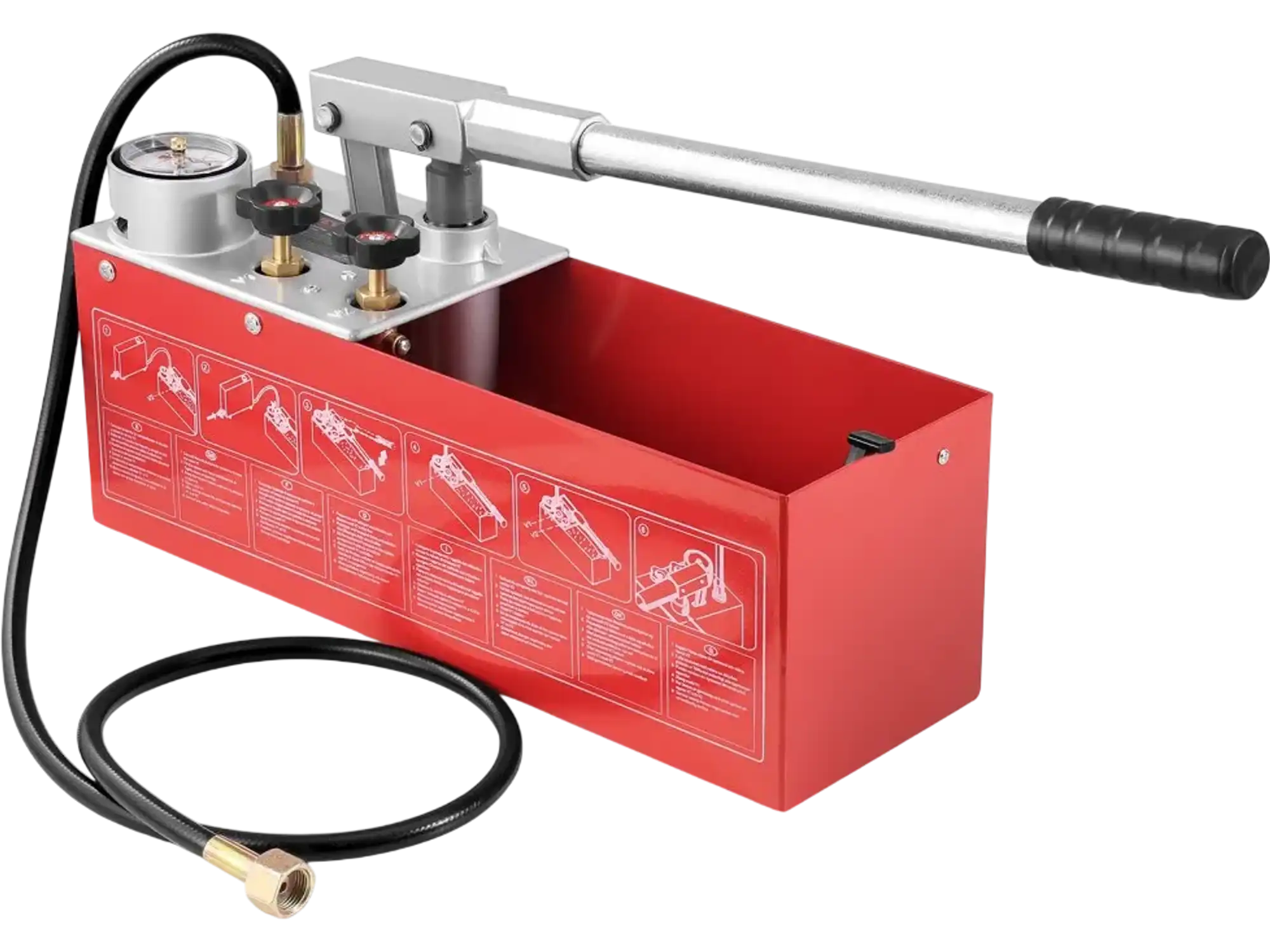 Vevor Hydrostatic Test Pump Manual Water Pressure Tester Kit New