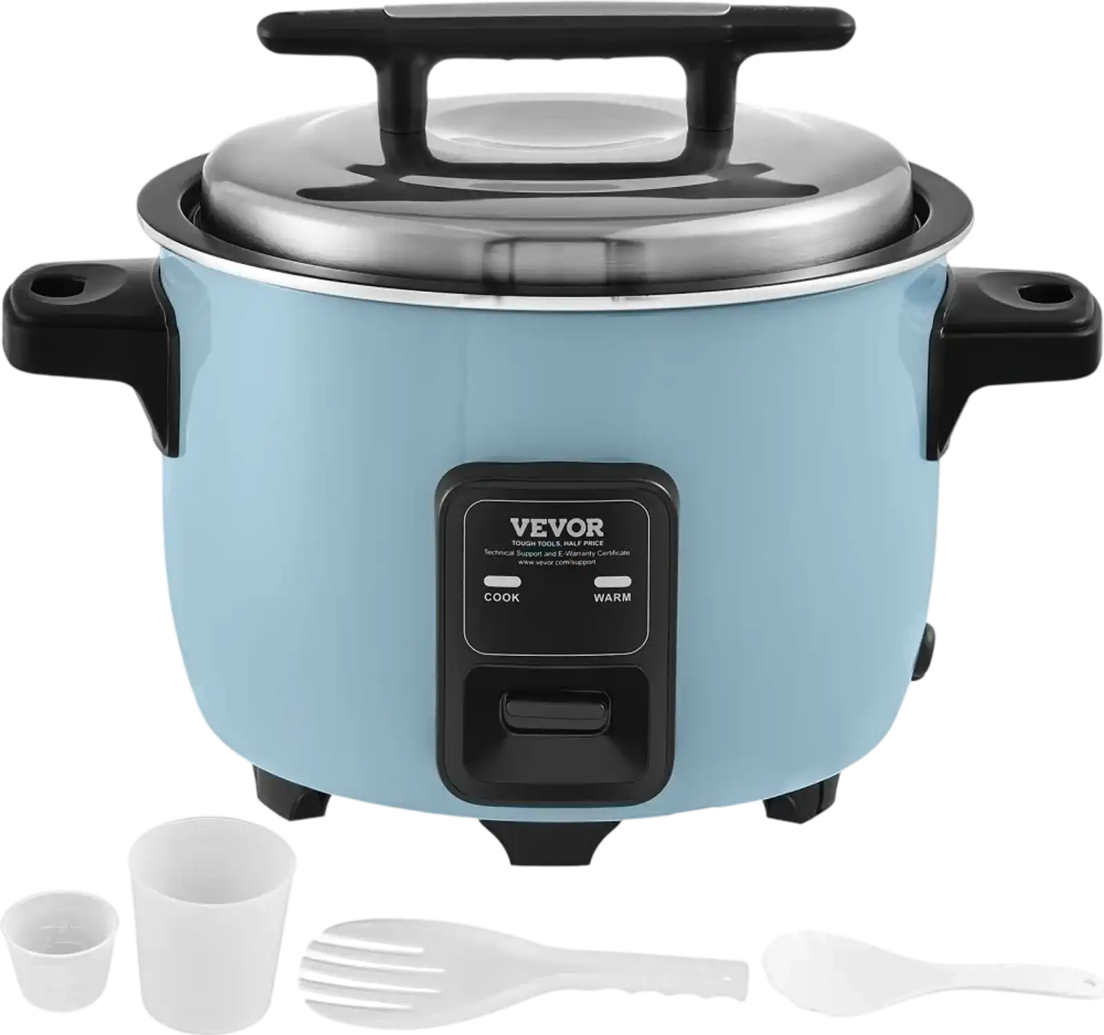Vevor Commercial Rice Cooker 40-Cup 8L Nonstick Restaurant Warmer New