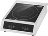 VEVOR Induction Cooktop, 3500W Commercial Induction Burner with 11-Level Temperature, Stainless Steel Countertop Induction Hot Plate with 3H Timer, Child Lock for Restaurant (6-15P Plug, 6-20R Outlet)