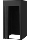VEVOR Fitting Room, Portable Dressing Room with Thick Polyester Curtains, Privacy Space with Shading Curtain and a Hook, for Boutique, Mall, Tailor's Store & Outdoor Activity 39 x 39 x 78 in (Black)