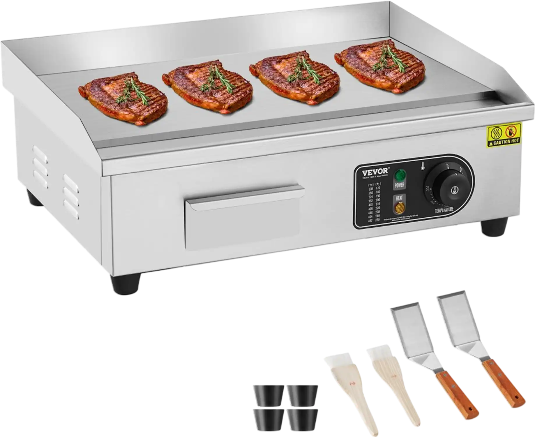 Vevor Electric Griddle Commercial 3200W Countertop Flat Top Grill New