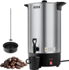 VEVOR Commercial Coffee Urn, 100 Cup 15 L Hot Beverage Dispenser with Dripless Faucet, Quick-Brewing Stainless Steel Large Commercial Coffee Maker, for Catering, Business, Party, Church & Restaurant