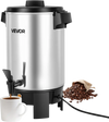 VEVOR Commercial Coffee Urn, 30 Cup 152oz Hot Beverage Dispenser with Dripless Faucet, 1090W Quick-Brewing Coffee Maker, Automatic Temperature Control, for Catering, Party, Church & Restaurant