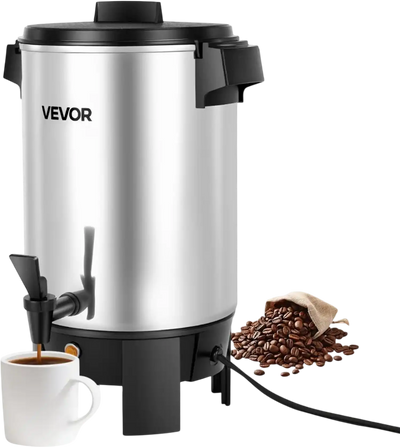 Vevor Coffee Urn Commercial 30 Cup 152 oz Hot Beverage Dispenser New