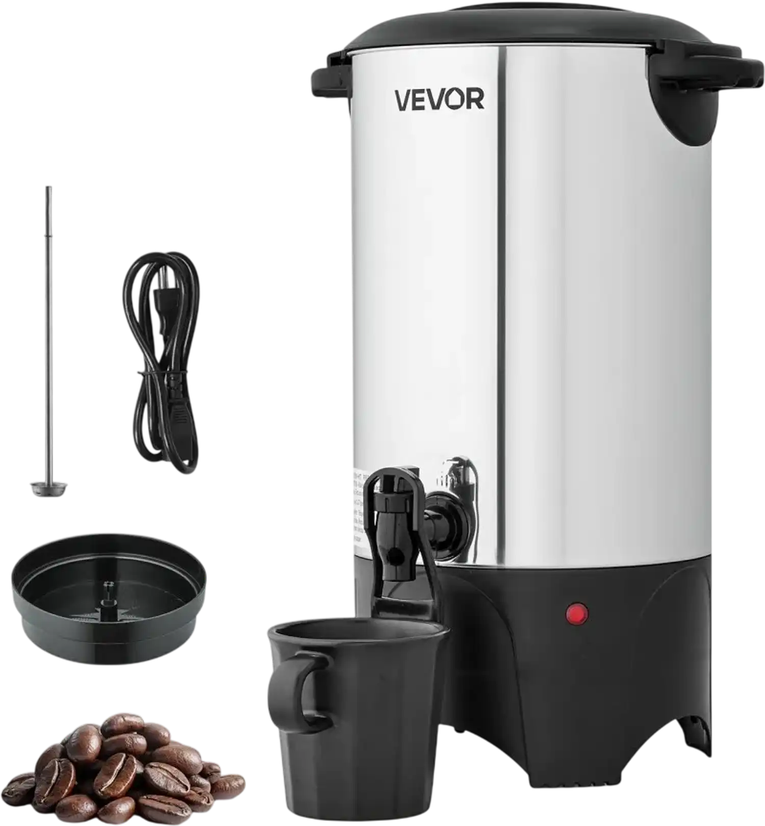 Vevor Coffee Urn 40 Cup 6 L Commercial Hot Beverage Dispenser New