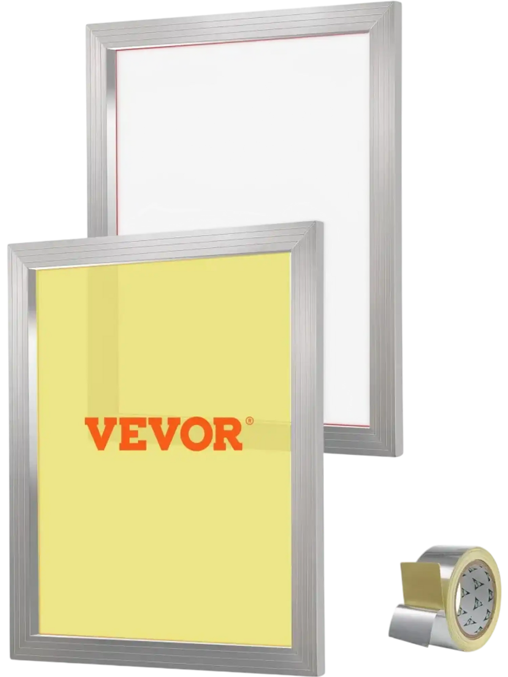 VEVOR Screen Printing Kit, 2 Pieces Aluminum Silk Screen Printing Frames, 20x24inch Silk Screen Printing Frame with 160 Count Mesh, High Tension Nylon Mesh and Sealing Tape for T-shirts DIY Printing