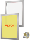 VEVOR Screen Printing Kit, 2 Pieces Aluminum Silk Screen Printing Frames, 20x24inch Silk Screen Printing Frame with 230 Count Mesh, High Tension Nylon Mesh and Sealing Tape for T-shirts DIY Printing