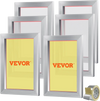VEVOR Screen Printing Kit, 6 Pieces Aluminum Silk Screen Printing Frames, 10x14inch Silk Screen Printing Frame with 156 Count Mesh, High Tension Nylon Mesh and Sealing Tape for T-shirts DIY Printing