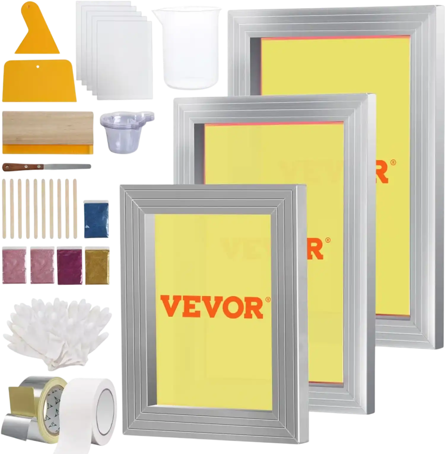 Vevor Screen Printing Kit Aluminum Silk Screen Frames 6