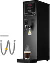 VEVOR Commercial Water Boiler, Electric Hot Water Dispenser with 316 Stainless Steel Heating Tube, 1500W Step-by-step Fast Heating 50L per Hour Hot Water Boiler, for Coffee Tea Restaurant Office
