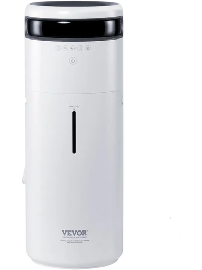 VEVOR Humidifier for Home Large Room, Commercial Humidifier for Whole House 1291.7 sq ft, 16L Water Tank & Night Light & 12h Timer & Auto Shut-Off , Greenhouse, Commercial Branch Tube w/ 360° Nozzle