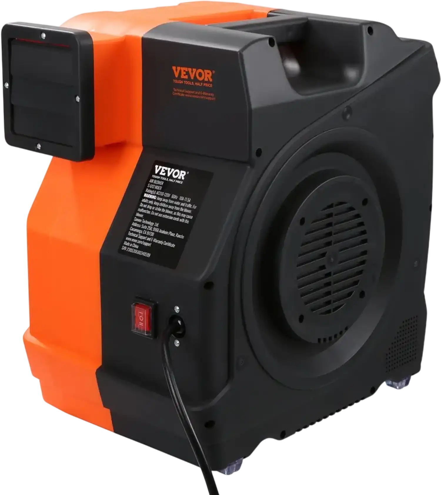 Vevor Inflatable Blower 1500W 2.1 HP Bounce House Air Pump New