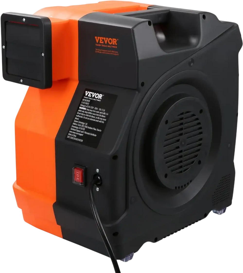 VEVOR Inflatable Blower, 1500W, 2 & 2.1 HP Bounce House Blower, Pump Commercial Air Blower for Inflatables, 3100 RPM Bouncy Castle Electric Fan Perfect for Bounce House, Tested to UL Standards