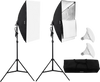 VEVOR Softbox Lighting Kit, 20" x 28", Professional Softbox with 30W 5500K LED Bulbs, Close to Natural Daylight, Adjustable Tripod Stand, Studio Lights for Photography, Vedio Recording, Live Streaming