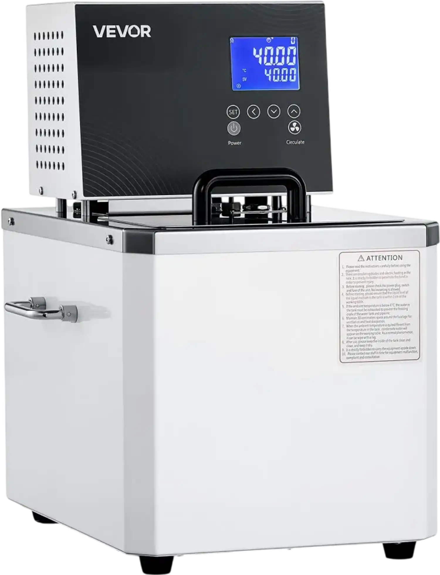 Vevor Laboratory High-Temperature Circulating Oil Bath 10 L 572°F Heating Tank New