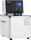 VEVOR Laboratory High-Temperature Circulating Oil Bath, Up to 300℃/572℉, 10 L Lab Constant Temperature Heating Tank, 0.1℃ High Precision, Internal and External Dual Circulation, for Laboratory