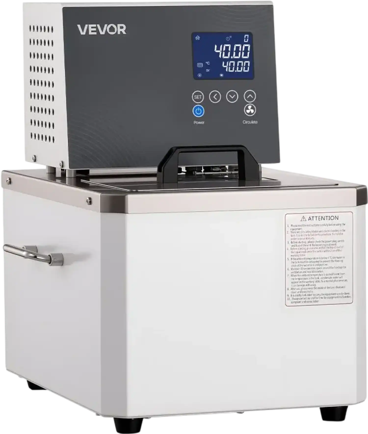 Vevor High-Temperature Circulating Oil Bath 6 L Constant Temperature Heating Tank New