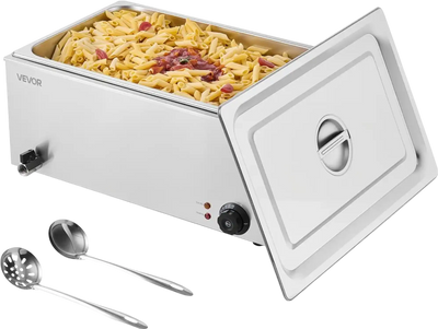 Vevor Food Warmer Commercial Bain Marie Buffet New