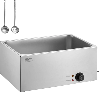 Vevor Food Warmer 19 qt Countertop Bain Marie Buffet Server New