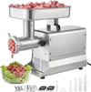 VEVOR Commercial Meat Grinder, 21 Lbs/Min Capacity, #32 Electric Meat Mincer with 3 Plates, 3 Sausage Stuff Tubes, 1100W/1.5HP Stainless Steel Sausage Maker for Home Kitchens & Restaurants, ETL Listed