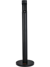 VEVOR Cigarette Butt Receptacle, Commercial Cylinder Cigarette Butt Container, Freestanding and Weatherproof Outdoor Cigarette Butt Disposal for Garden, Office, Restaurant, Hotel, Bar, Patio, Black