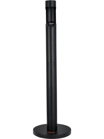 Vevor Cigarette Butt Receptacle Freestanding Outdoor Cylinder Black New