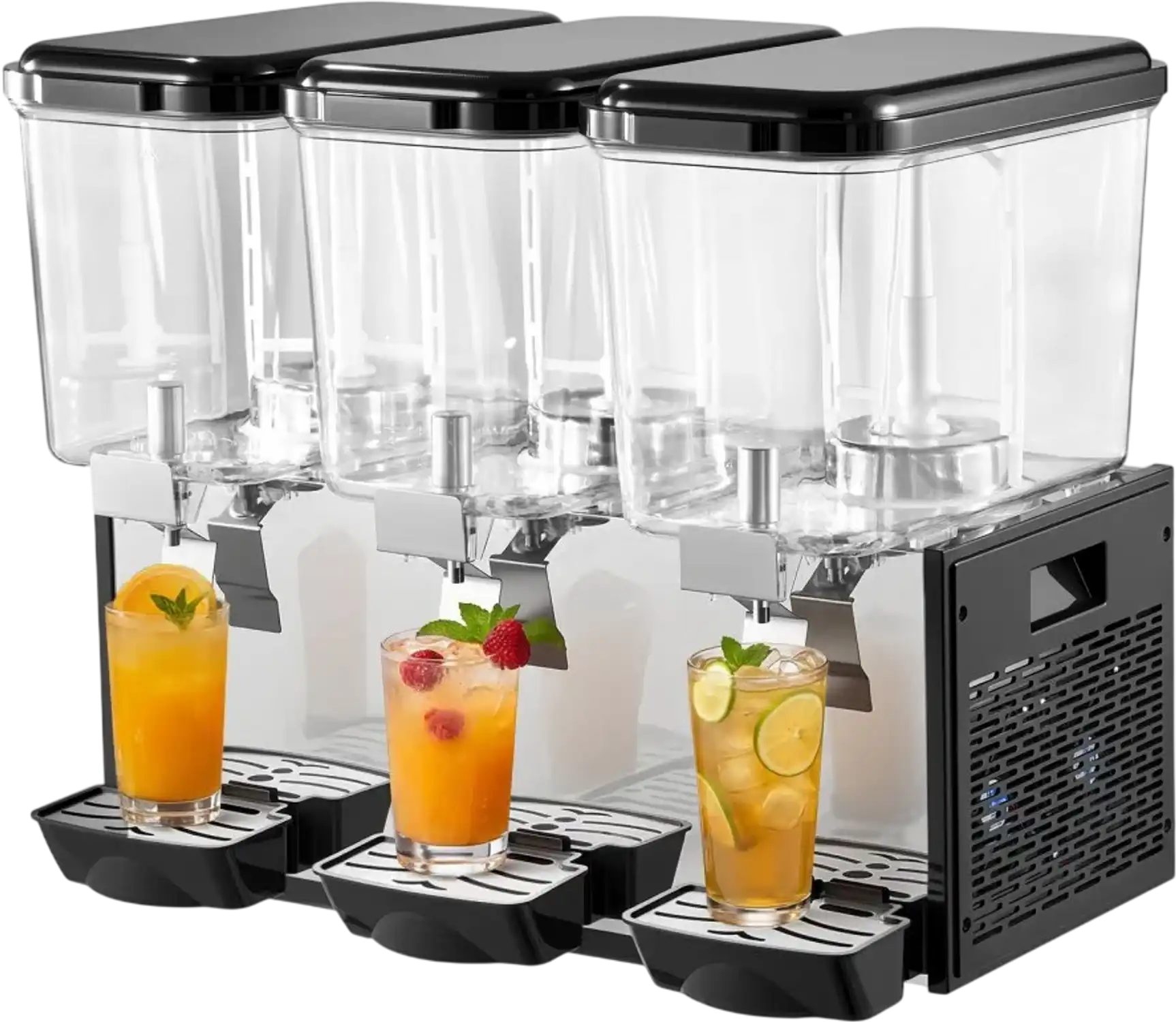 Vevor Commercial Beverage Dispenser 3 x 18L Cold Drink Machine New
