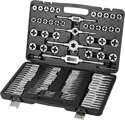 Vevor Tap and Die Set 110-Piece Metric Threading Tool Kit New